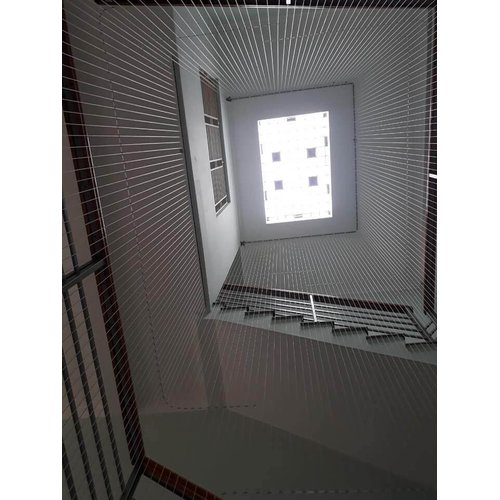 Lưới an toàn bảo vệ cầu thang chung cư trường học Hòa Phát
