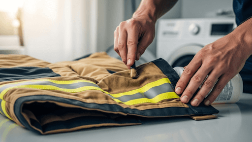 vệ sinh quần áo bảo hộ